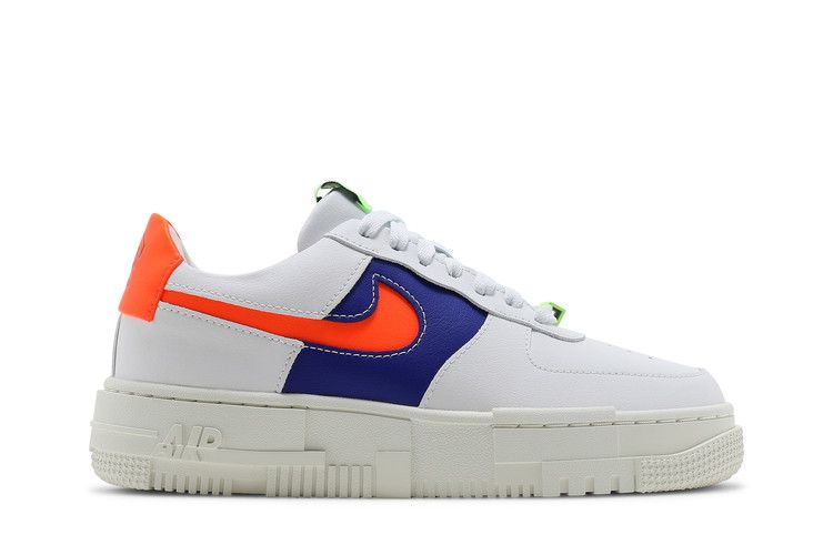 Nike Air Force 1 Pixel 'White Concord Crimson'