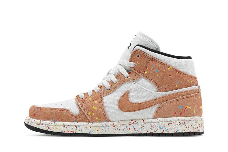 Air Jordan 1 Mid SE 'Brushstroke Paint Splatter'