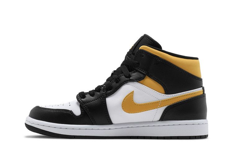 Air Jordan 1 Mid 'Black University Gold'