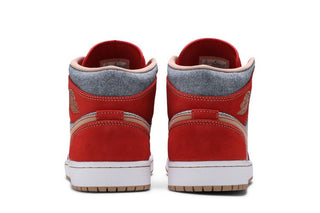 Air Jordan 1 Mid 'Denim Red'