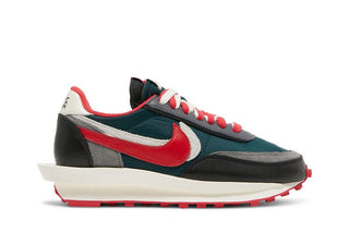 sacai x Undercover x Nike LDWaffle 'Midnight Spruce University Red'