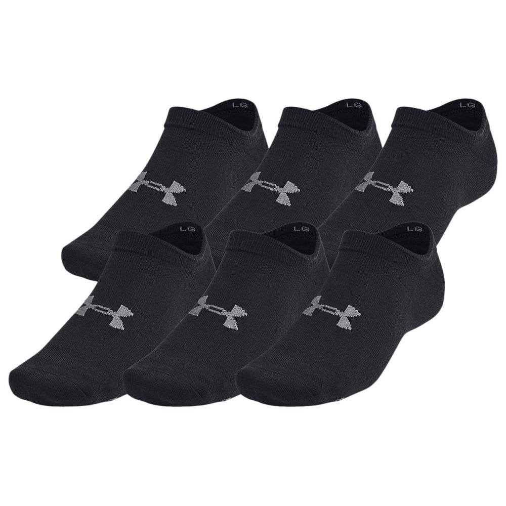 Under Armour Essential 6 Pack No Show Socks