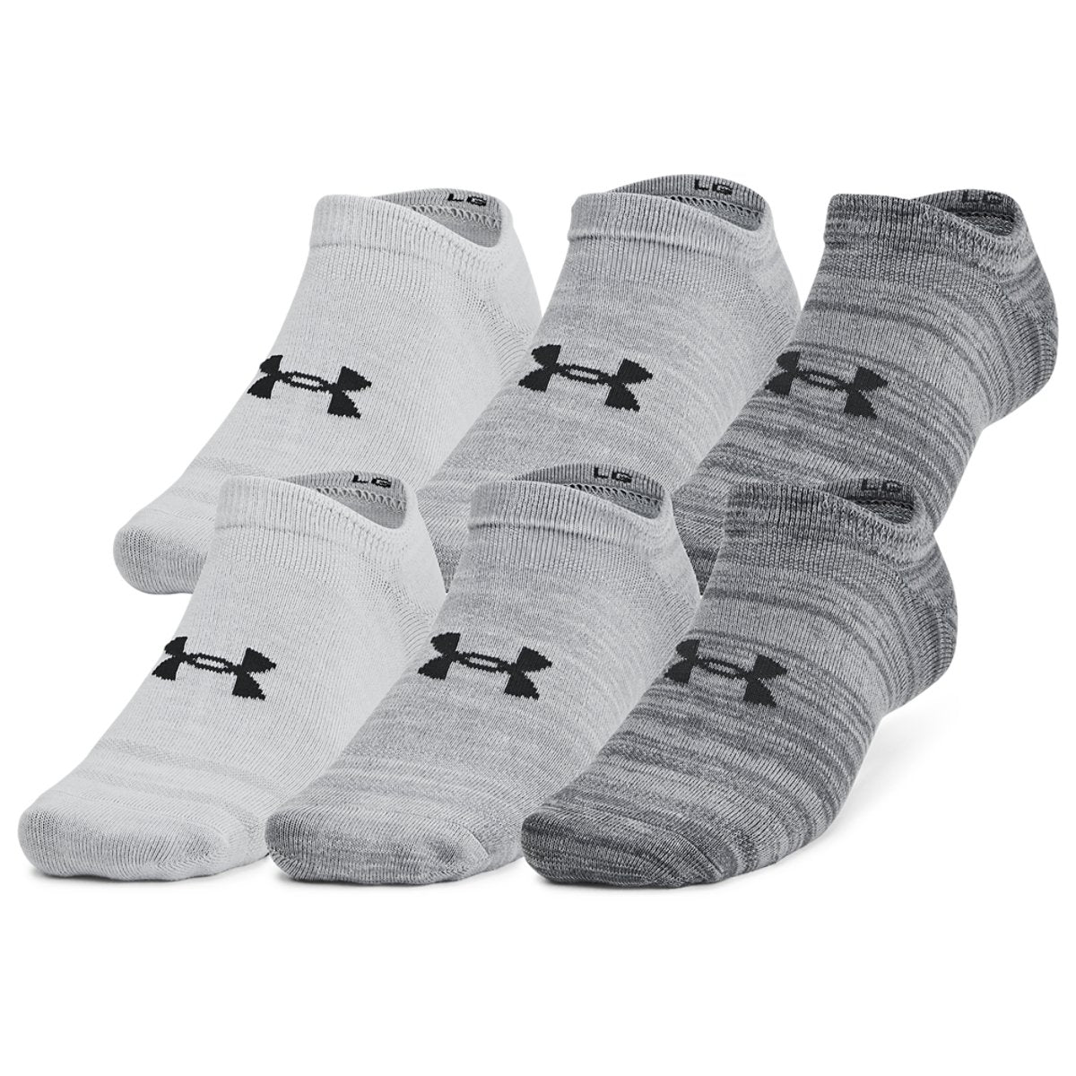 Under Armour Essential 6 Pack No Show Socks
