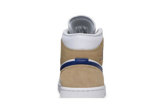Air Jordan 1 Mid 'White Khaki Blue Void'