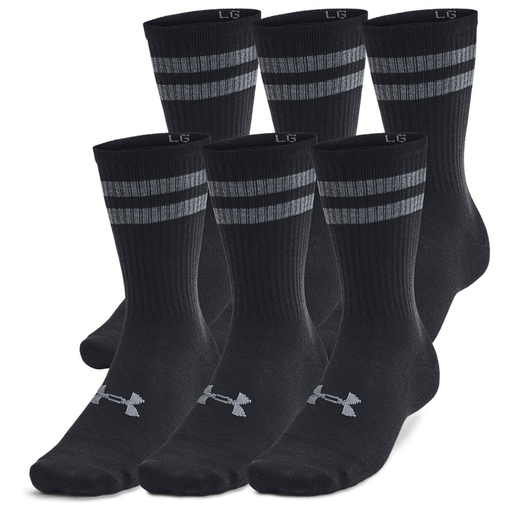 Under Armour Essential 6 Pack Crew Socks