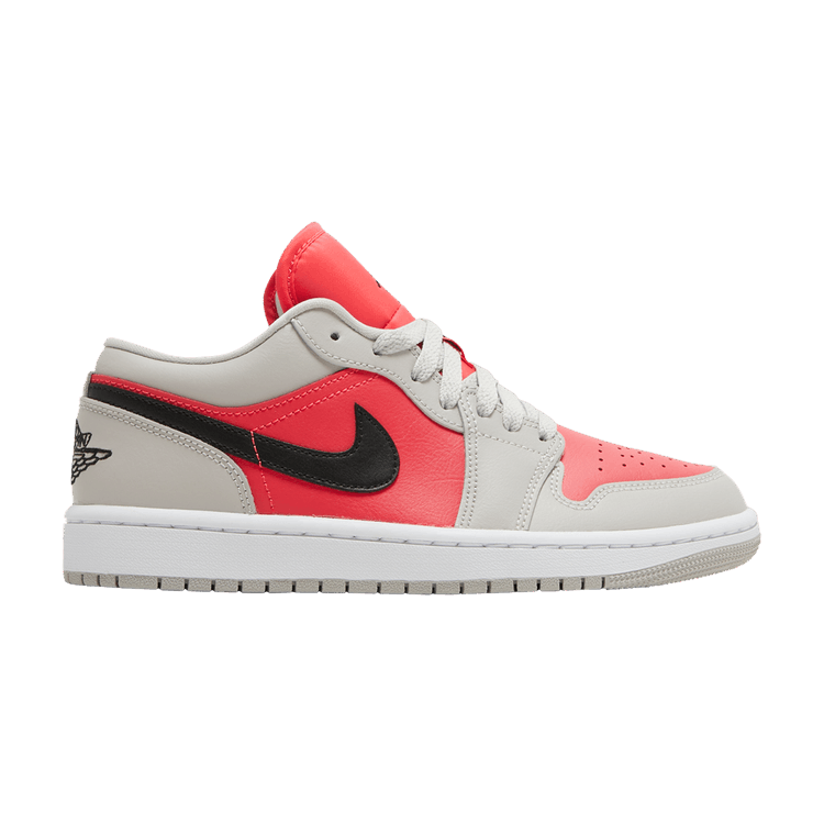 Air Jordan 1 Low 'Light Iron Ore Siren Red'