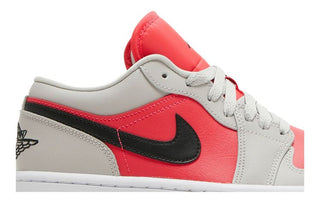 Air Jordan 1 Low 'Light Iron Ore Siren Red'