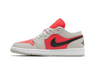 Air Jordan 1 Low 'Light Iron Ore Siren Red'