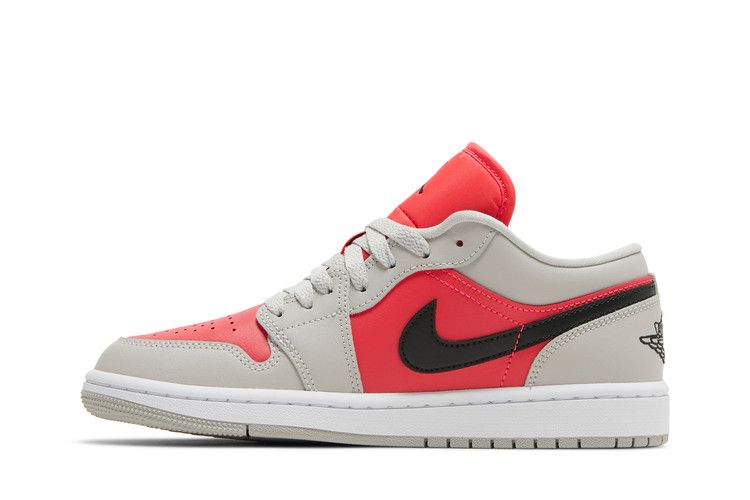 Air Jordan 1 Low 'Light Iron Ore Siren Red'