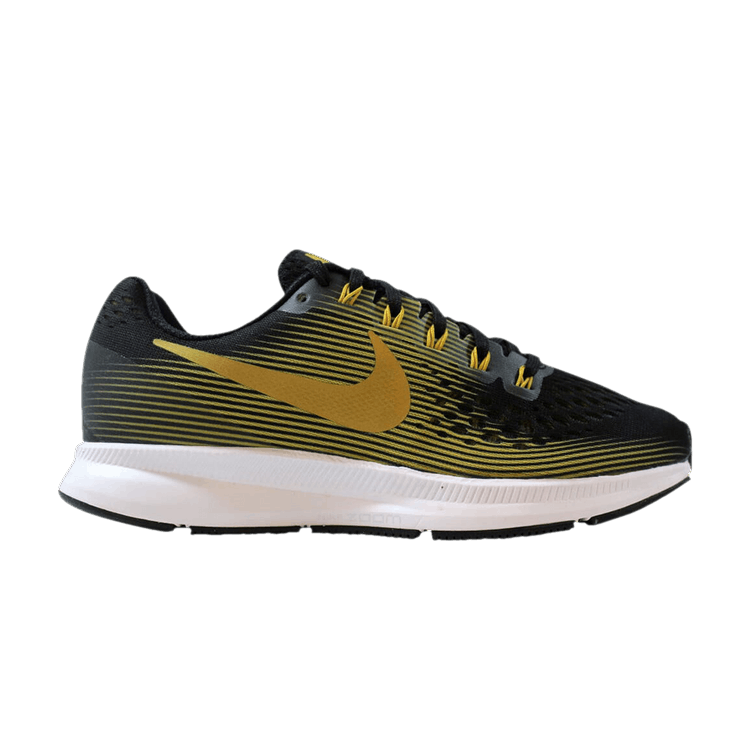 Nike Air Zoom Pegasus 34 'Black Metallic Gold'