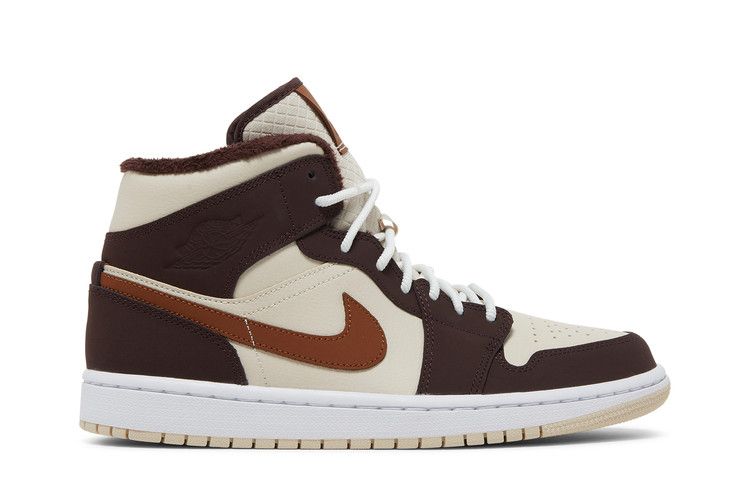 Air Jordan 1 Mid SE 'Cream Dark Chocolate'