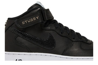 Stussy x Nike Air Force 1 Mid 'Black Snakeskin'