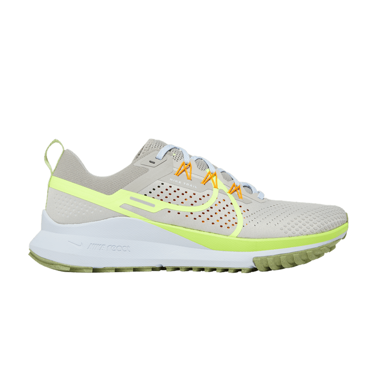 Nike React Pegasus Trail 4 'Light Iron Ore Volt'