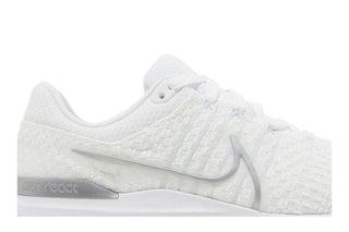 Nike React Infinity Run Flyknit 3 'White Metallic Silver'