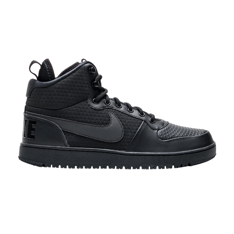 Nike Court Borough Mid Winter 'Triple Black'