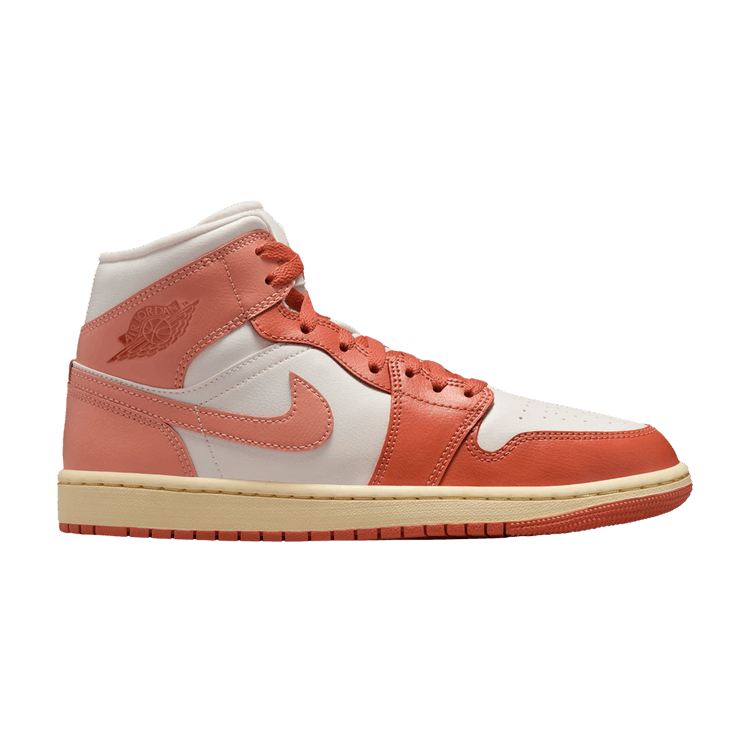 Air Jordan 1 Mid 'Sail Madder Root'