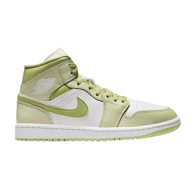 Air Jordan 1 Mid 'Olive Aura Lawn Coconut Milk Sail'