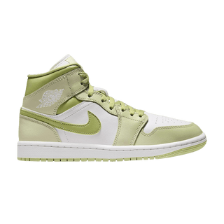 Air Jordan 1 Mid 'Olive Aura Lawn Coconut Milk Sail'