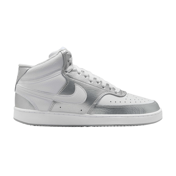 Nike Court Vision Mid 'Metallic Silver White'