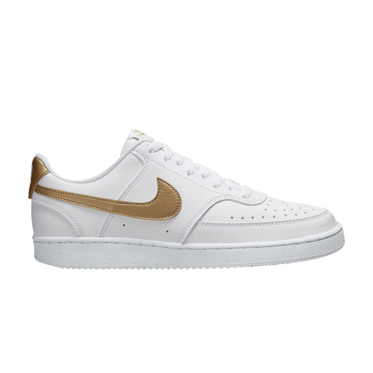 Nike Court Vision Low Next Nature 'White Metallic Gold'