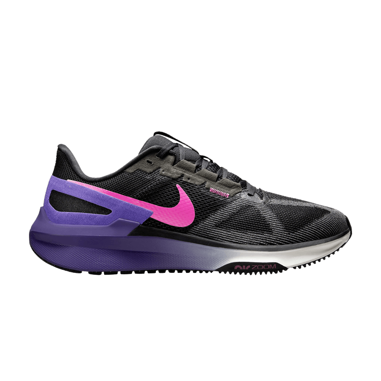 Nike Air Zoom Structure 25 'Black Field Purple Laser Fuchsia'