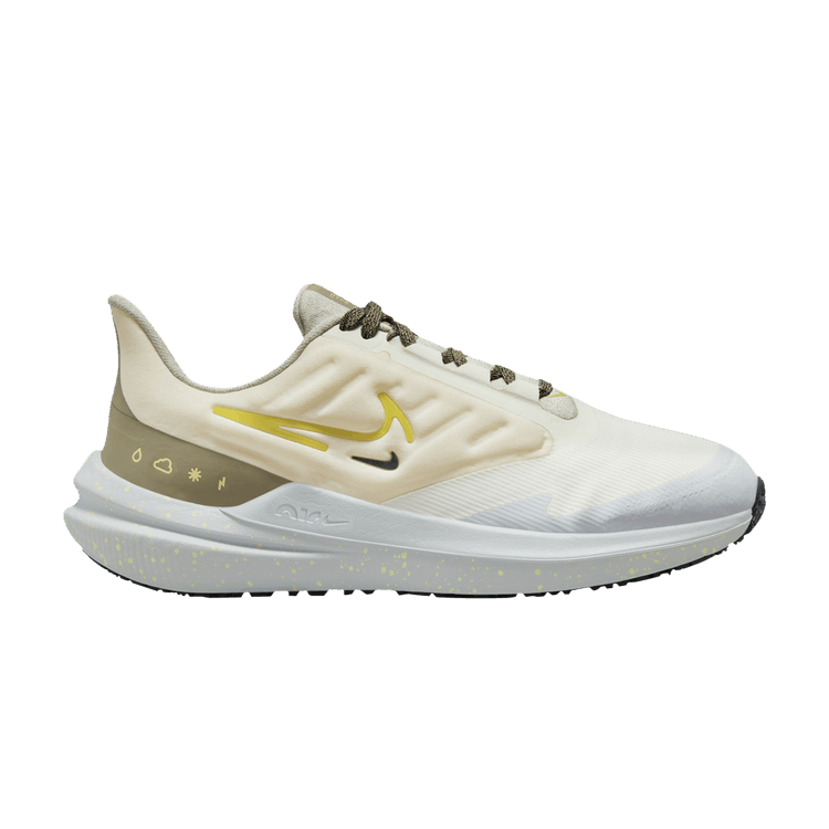 Nike Air Winflo 9 Shield 'Pale Ivory High Voltage'