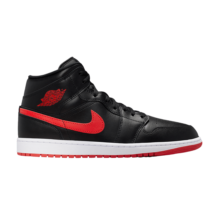 Air Jordan 1 Mid 'Black University Red'