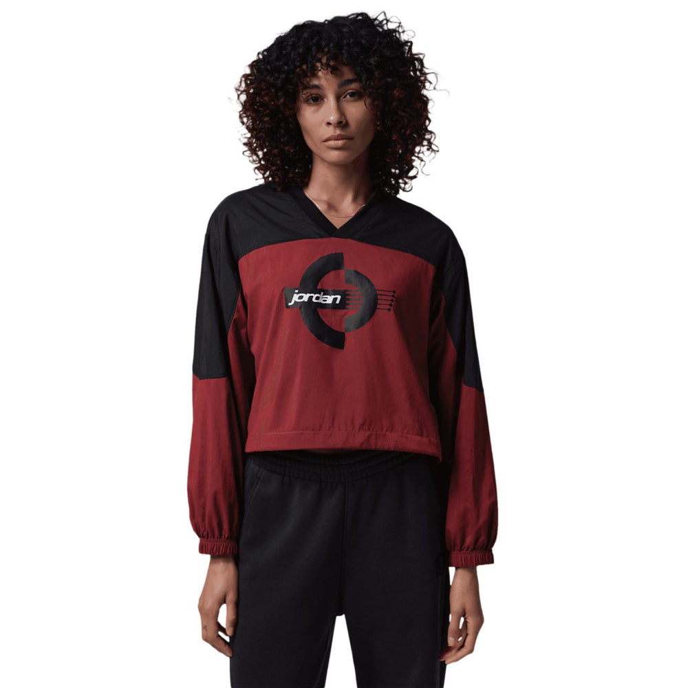 Jordan Brooklyn Woven Long Sleeve Graphic T-Shirt