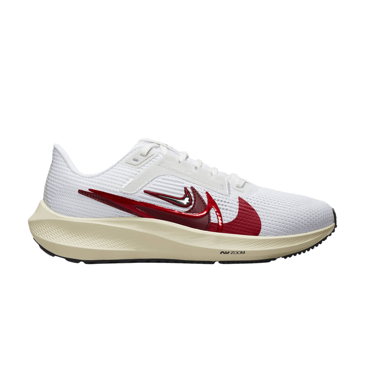 Nike Air Zoom Pegasus 40 Premium 'Quadruple Swoosh - White Team Red'
