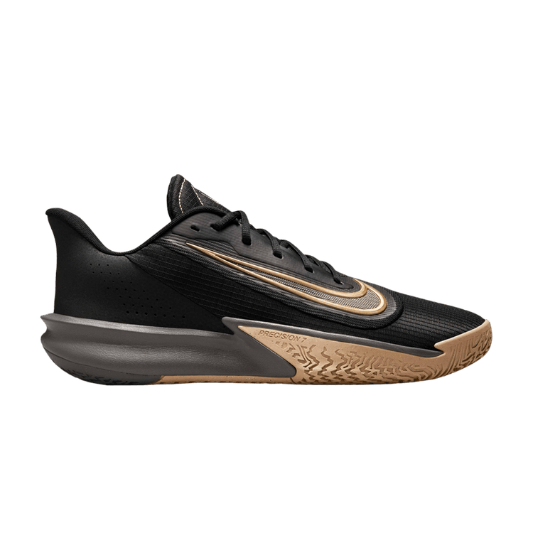 Nike Precision 7 'Black Metallic Gold Gum'