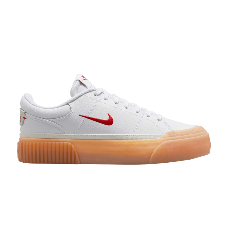 Nike Court Legacy Lift 'White University Red Gum'