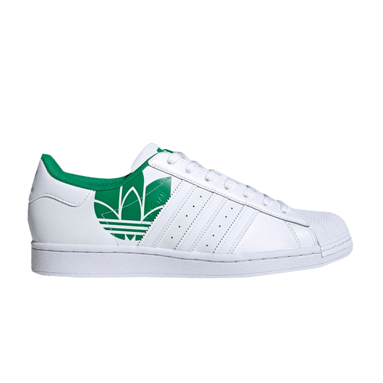 Adidas Superstar 'Trefoil Print - White Green'