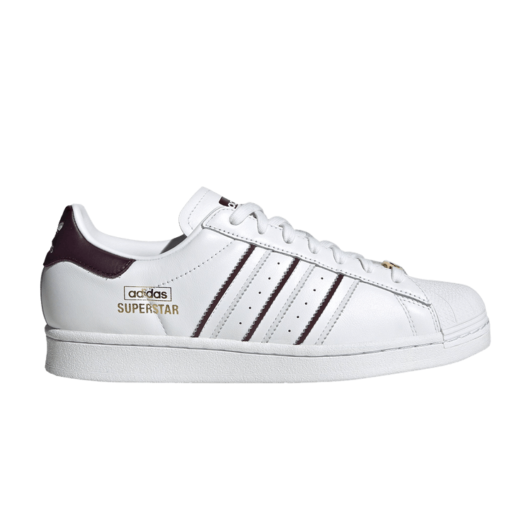Adidas Superstar 'Colour Pop - White Shadow Maroon'