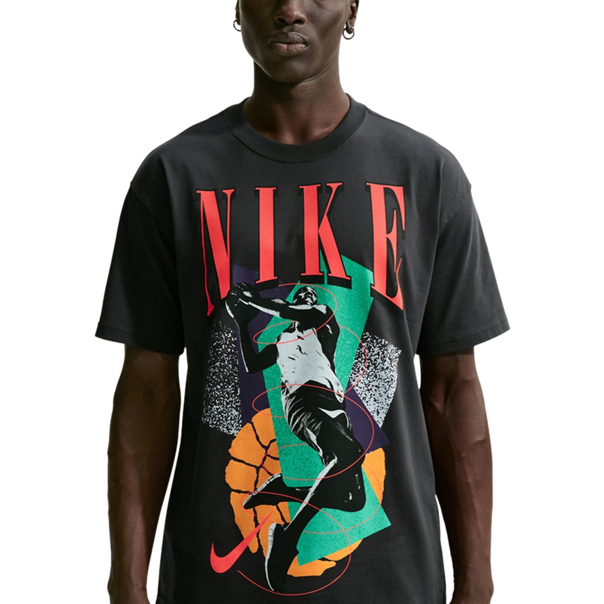 Nike T-Shirt Long Sleeve OC (RETRO BBALL)