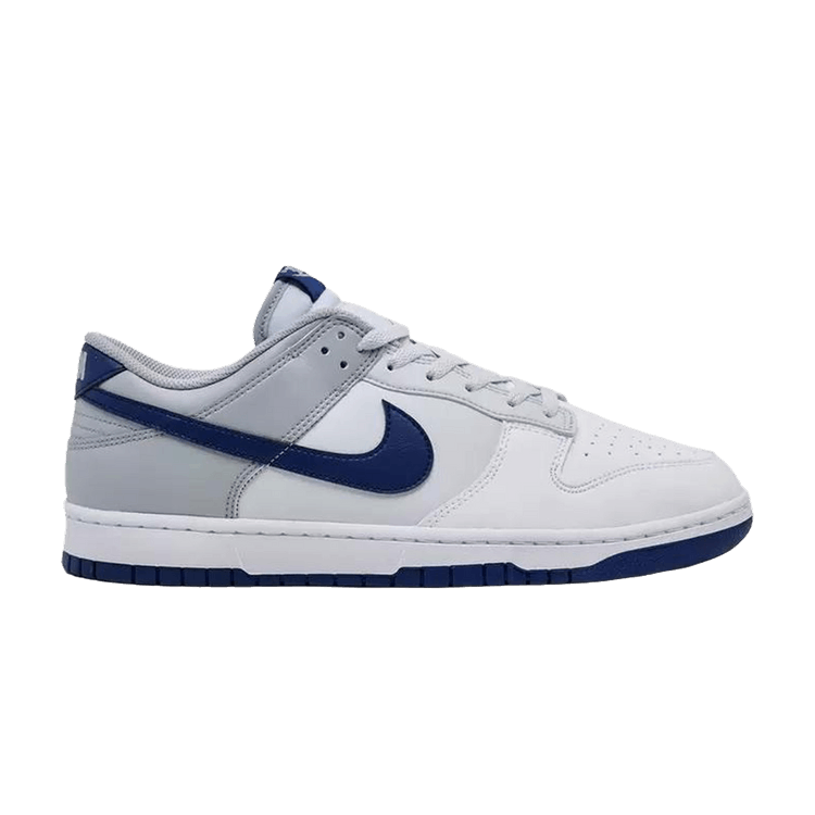 Nike Dunk Low 'White Deep Royal Pure Platinum Wolf Grey'
