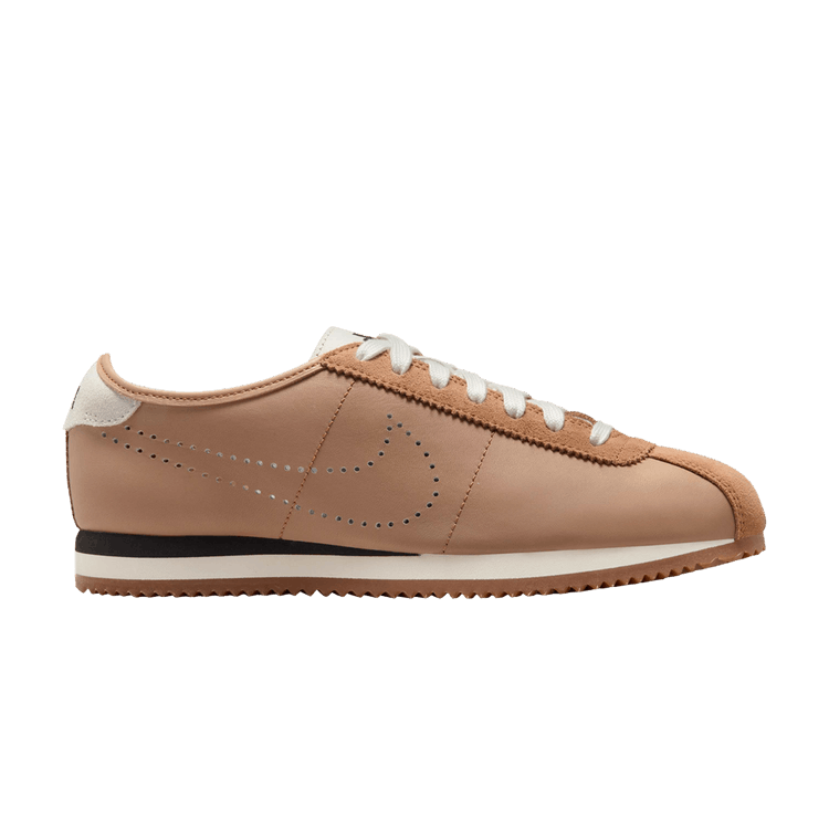 Nike Cortez Leather 'Pale Shale Perforated Swoosh'