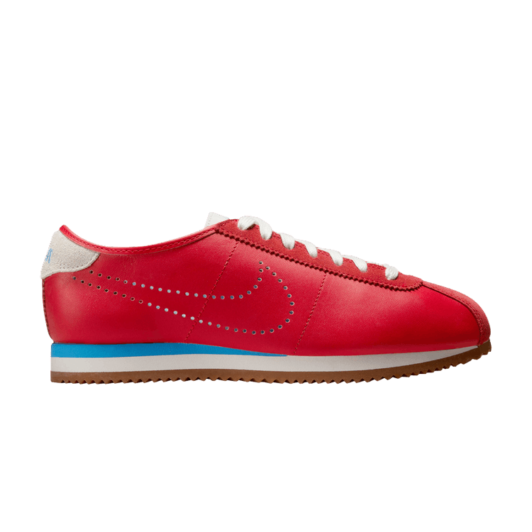 Nike Cortez Leather 'University Red Perforated Swoosh'