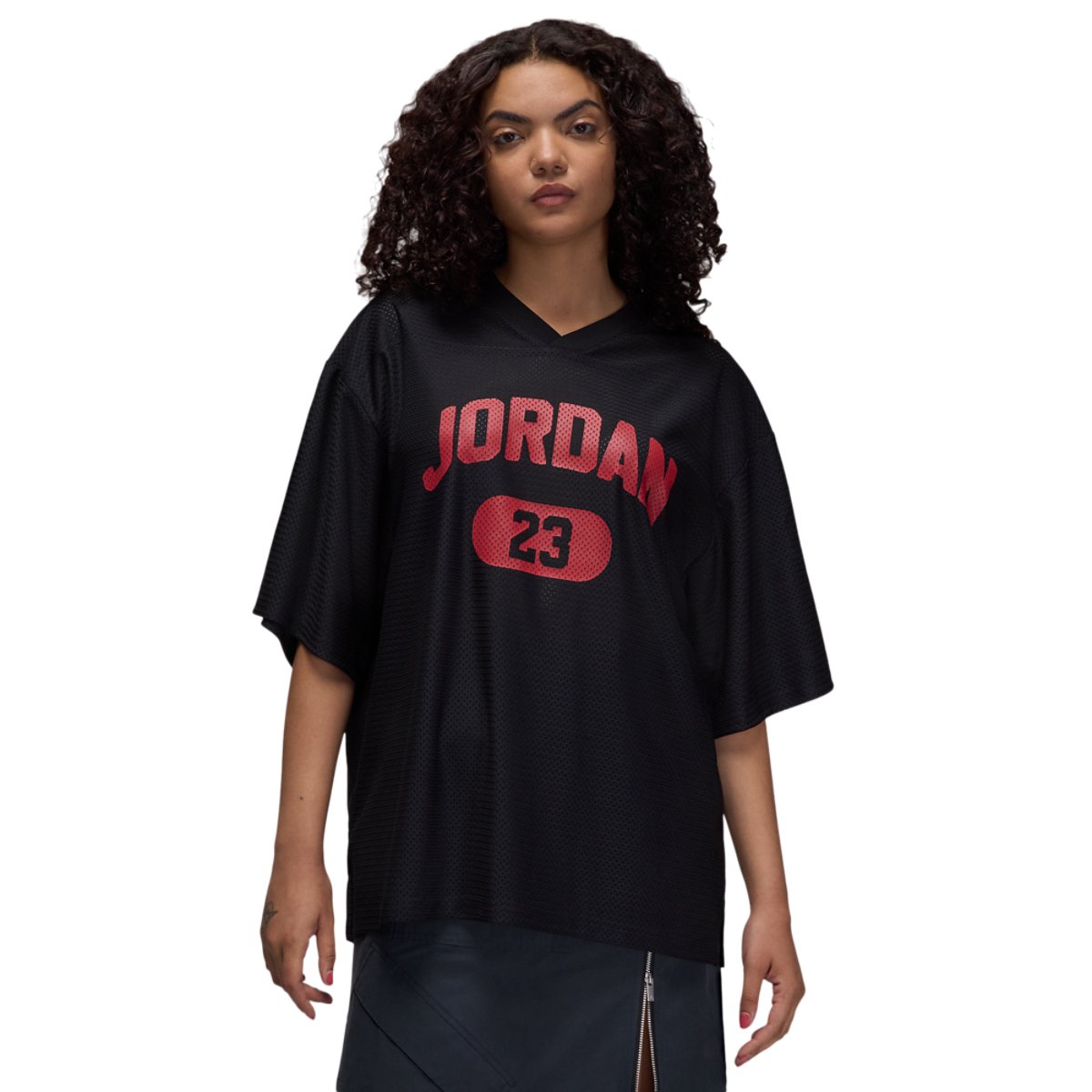 Jordan Brooklyn SS Mesh Jersey Top