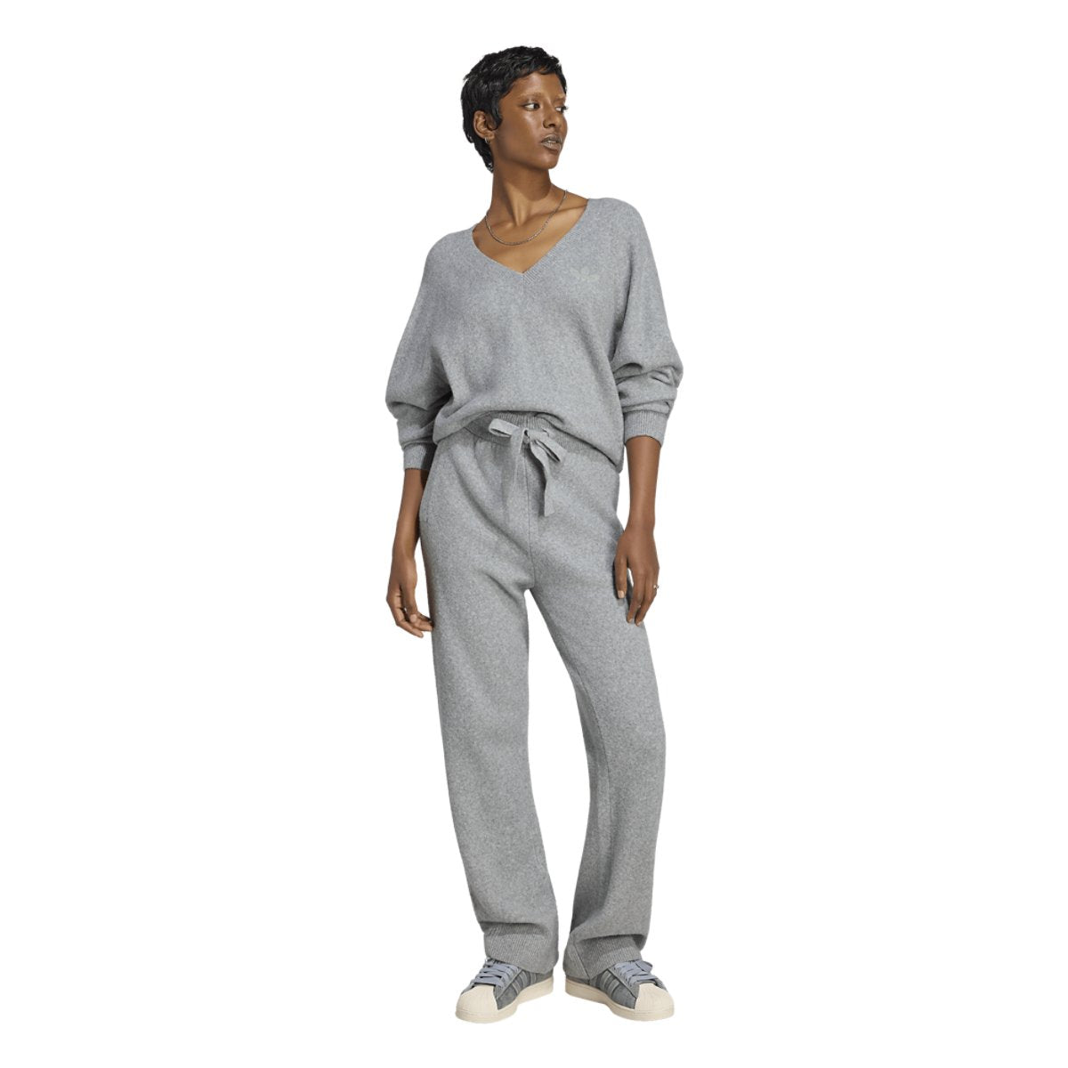 adidas Originals Essentials Knit V-Neck Sweatshirt
