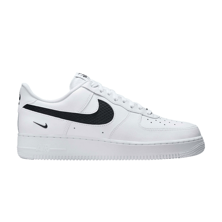 Nike Air Force 1'Nylon Swoosh - Black White'