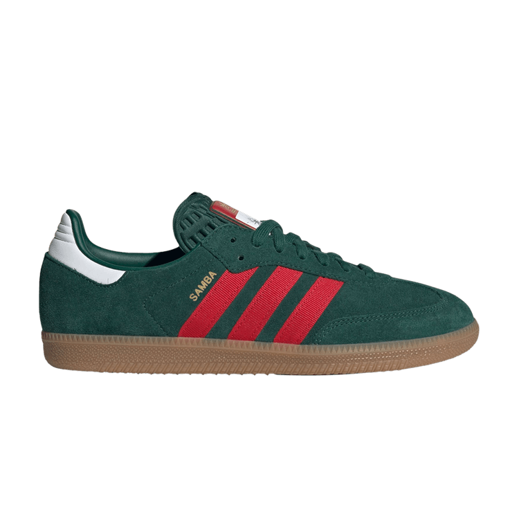 adidas Samba OG 'Team Dark Green Better Scarlet Gum'