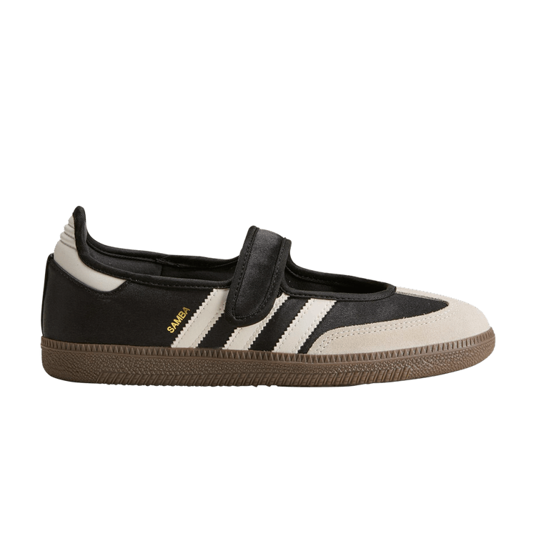 adidas Samba Jane 'Core Black Off White Gold Metallic'