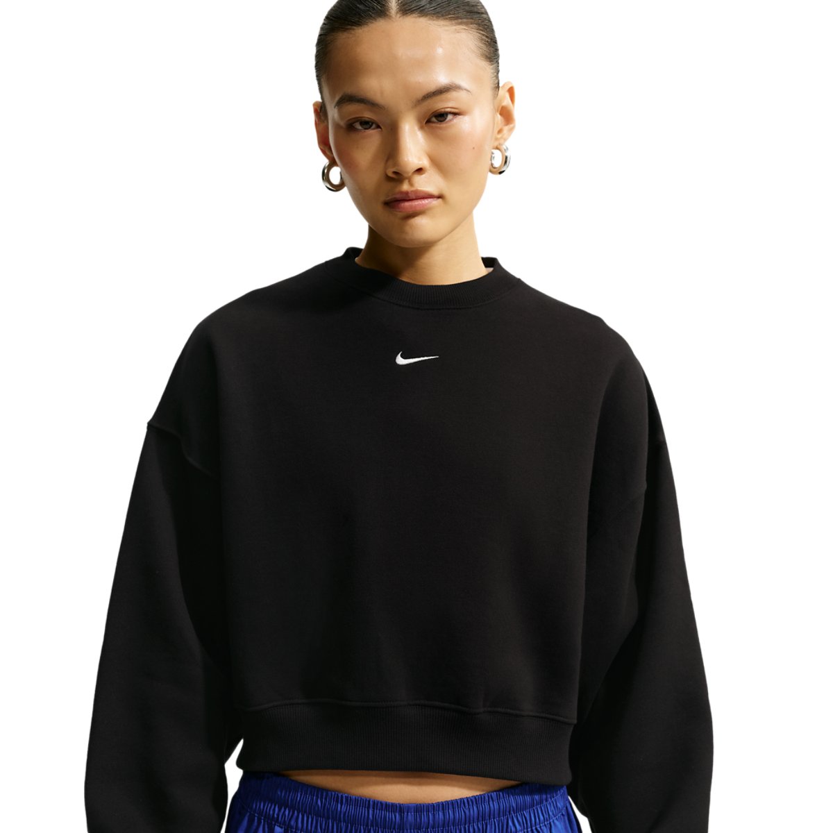 Nike Studio Fleece Mid-OS Crop Crew