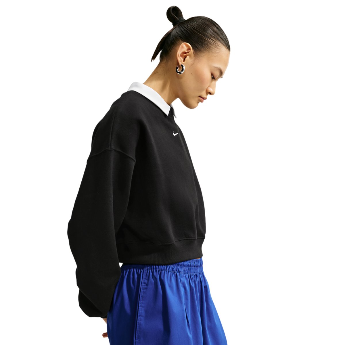 Nike Studio Fleece Mid-OS Crop Crew