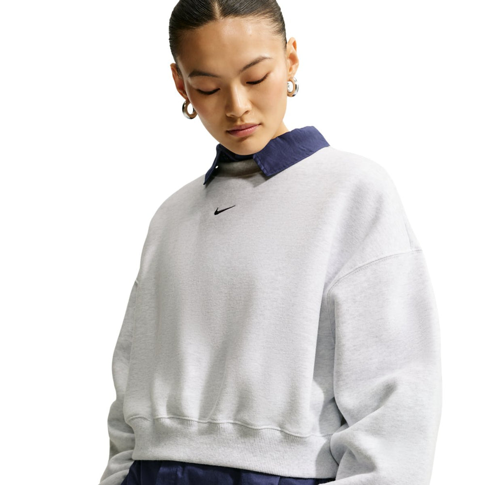 Nike Studio Fleece Mid-OS Crop Crew