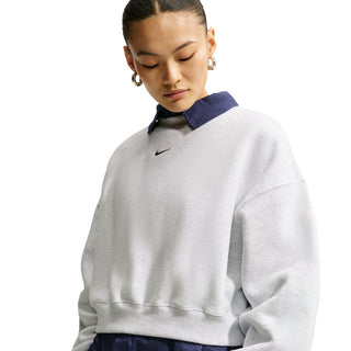 Nike Studio Fleece Mid-OS Crop Crew