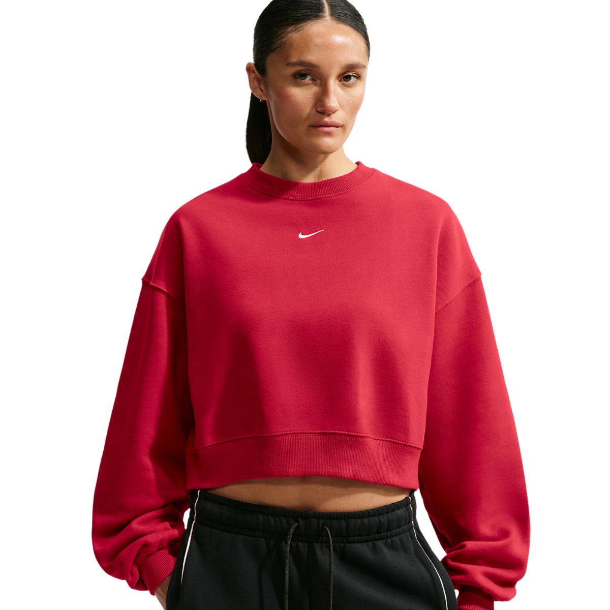Nike Studio Fleece Mid-OS Crop Crew