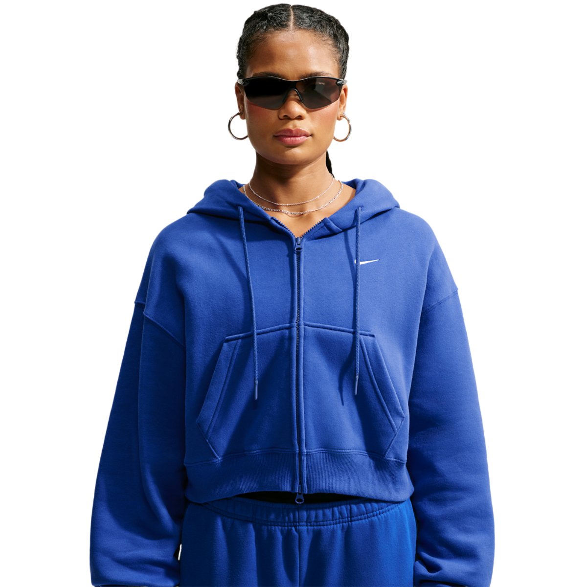 Nike Studio Fleece Mid-OS Crp FZ Hoodie