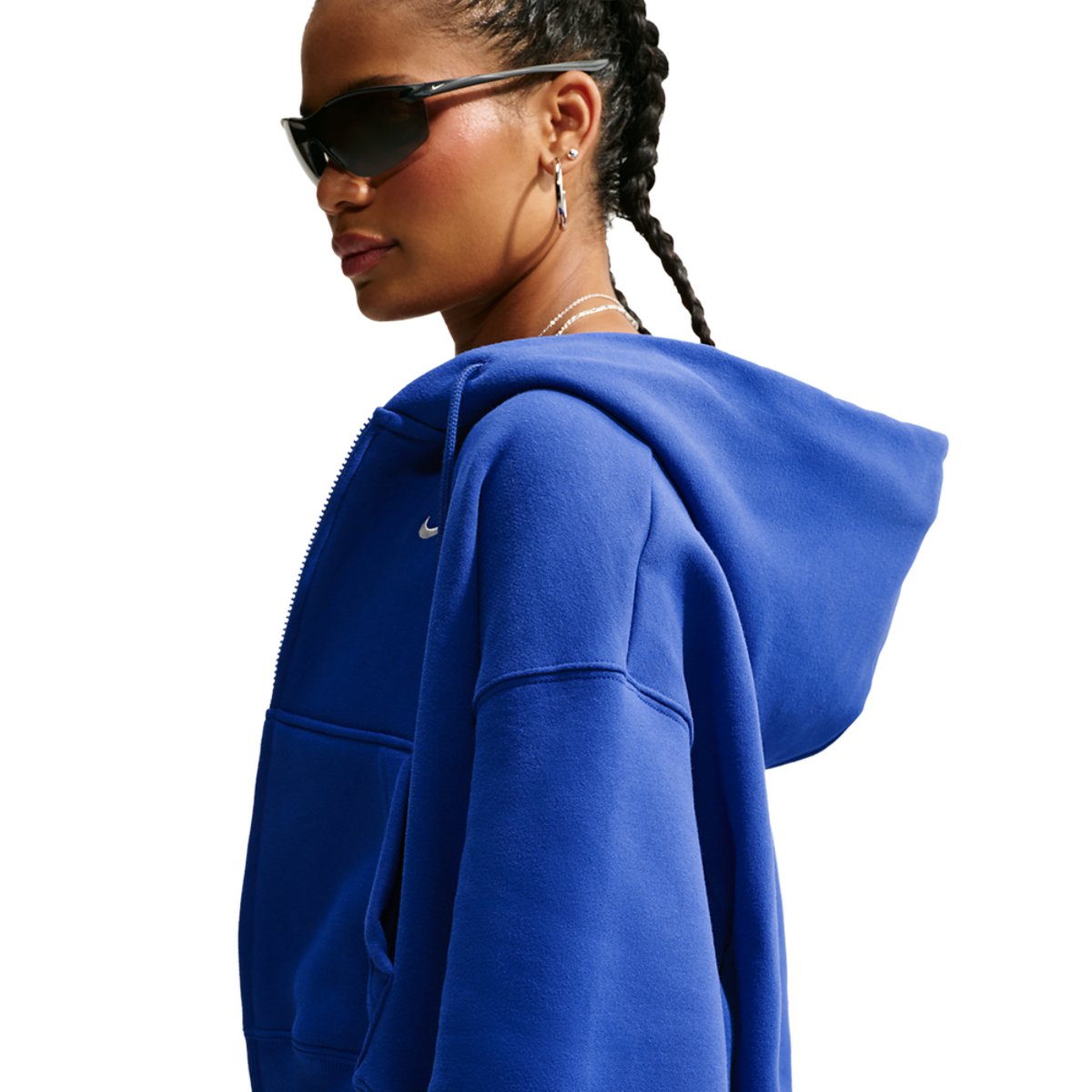 Nike Studio Fleece Mid-OS Crp FZ Hoodie