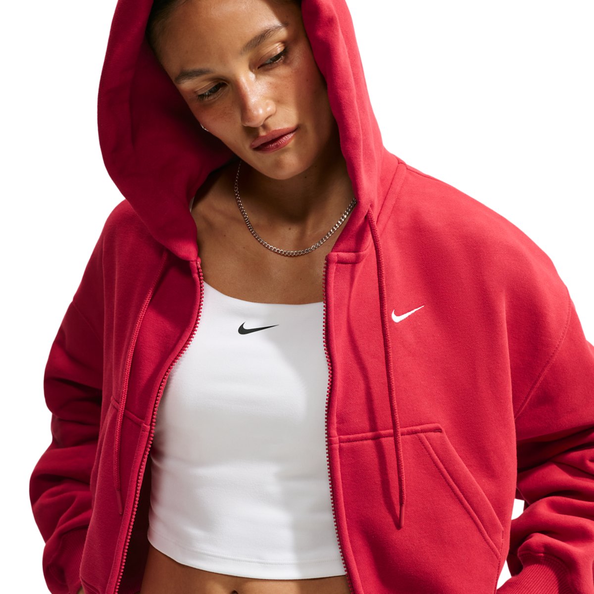 Nike Studio Fleece Mid-OS Crp FZ Hoodie